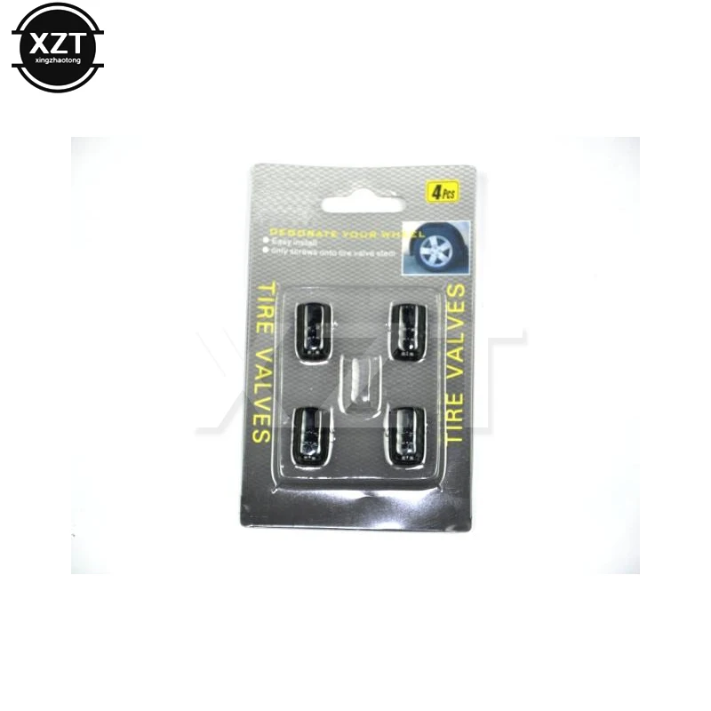 4 шт. алюминиевые шестигранные крышки стержня вентиля шины для авто велосипед