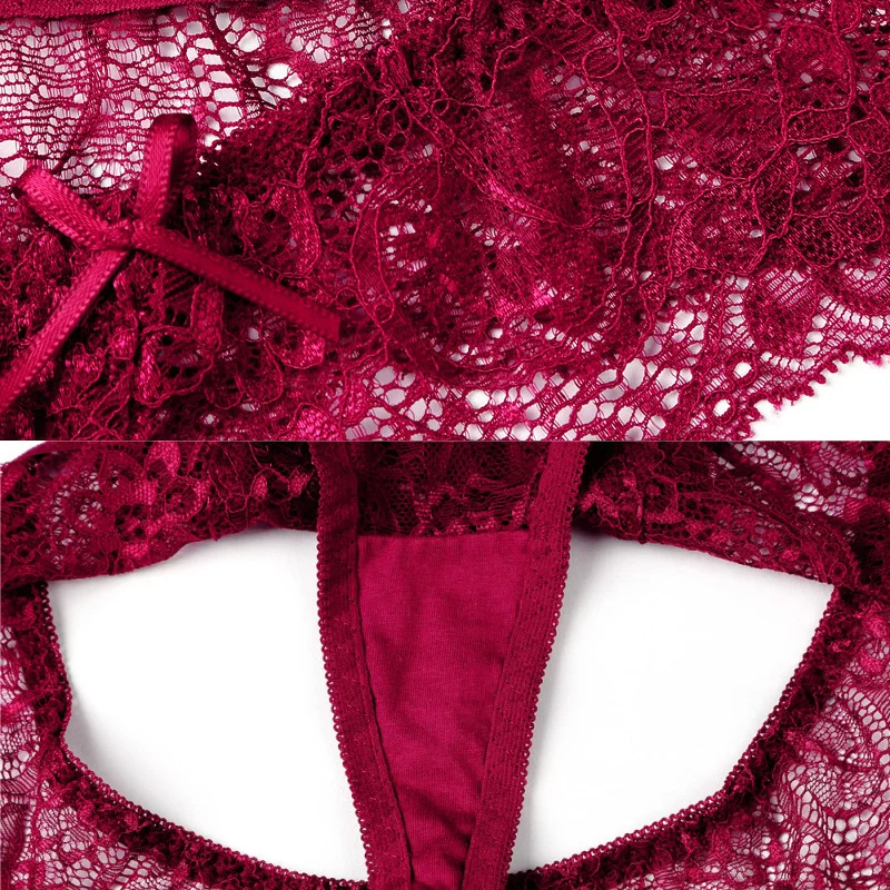 Кружевные стринги сексуальное женское нижнее белье трусики G String Tangas с низкой