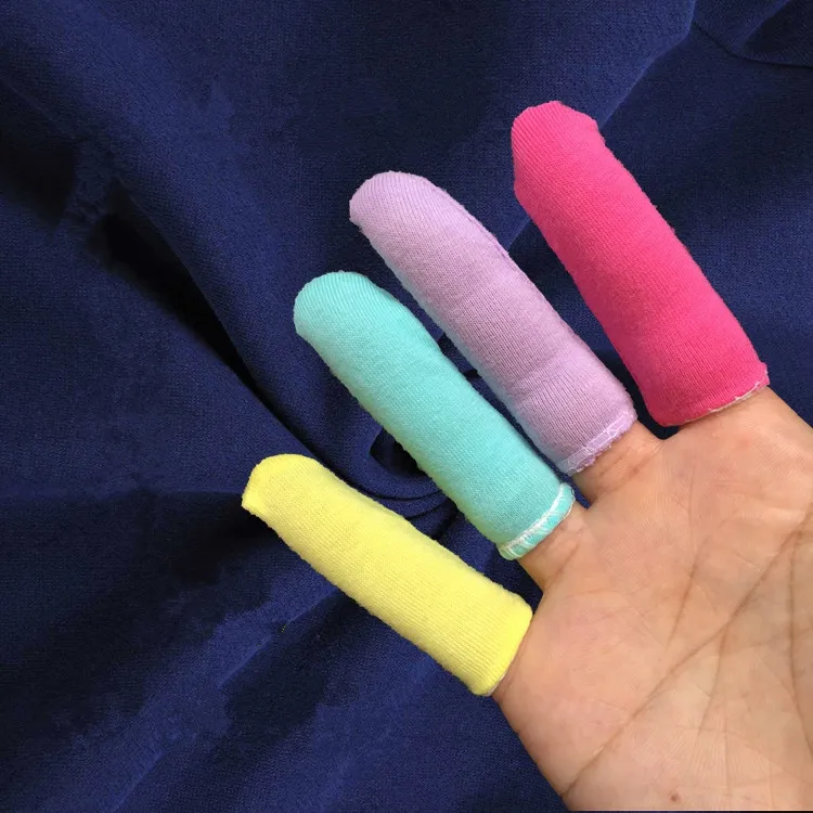 50 шт./упак. одноразовая ватная напальчники Нескользящие дышащие приятные на