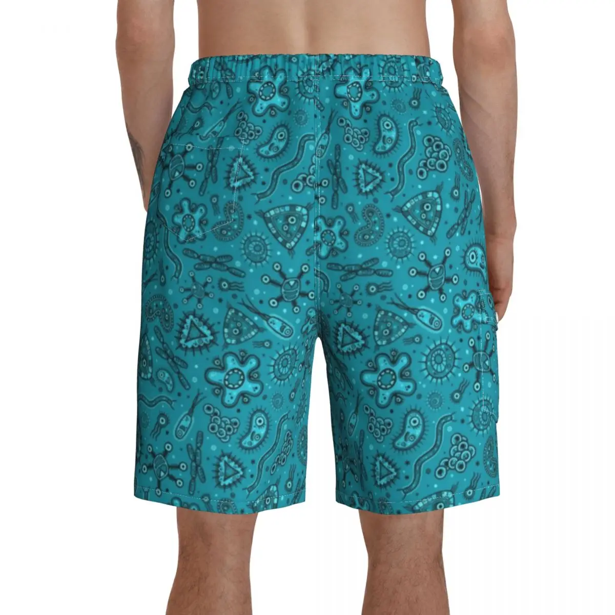 

Cartoon Board Shorts Swimming Trunks Polyester Men Beach Pattern Swim Trunks