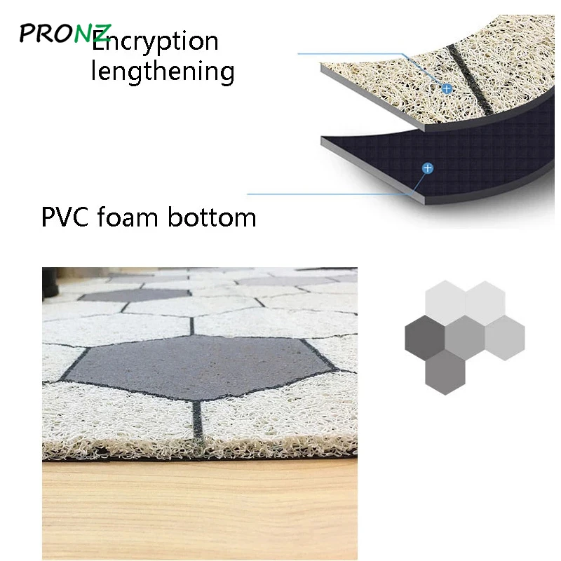 doormat nordic cut printed carpet home pvc silk loop floor entrance mats carpet living room bedroom bathroom non slip door mats free global shipping