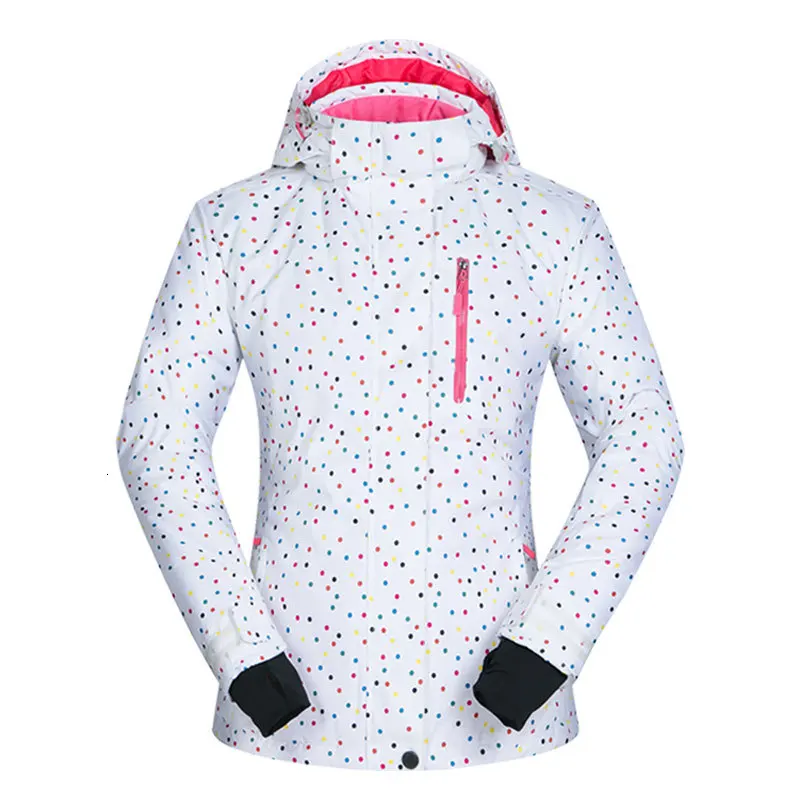 Популярная женская лыжная куртка зимняя ветрозащитная Водонепроницаемая