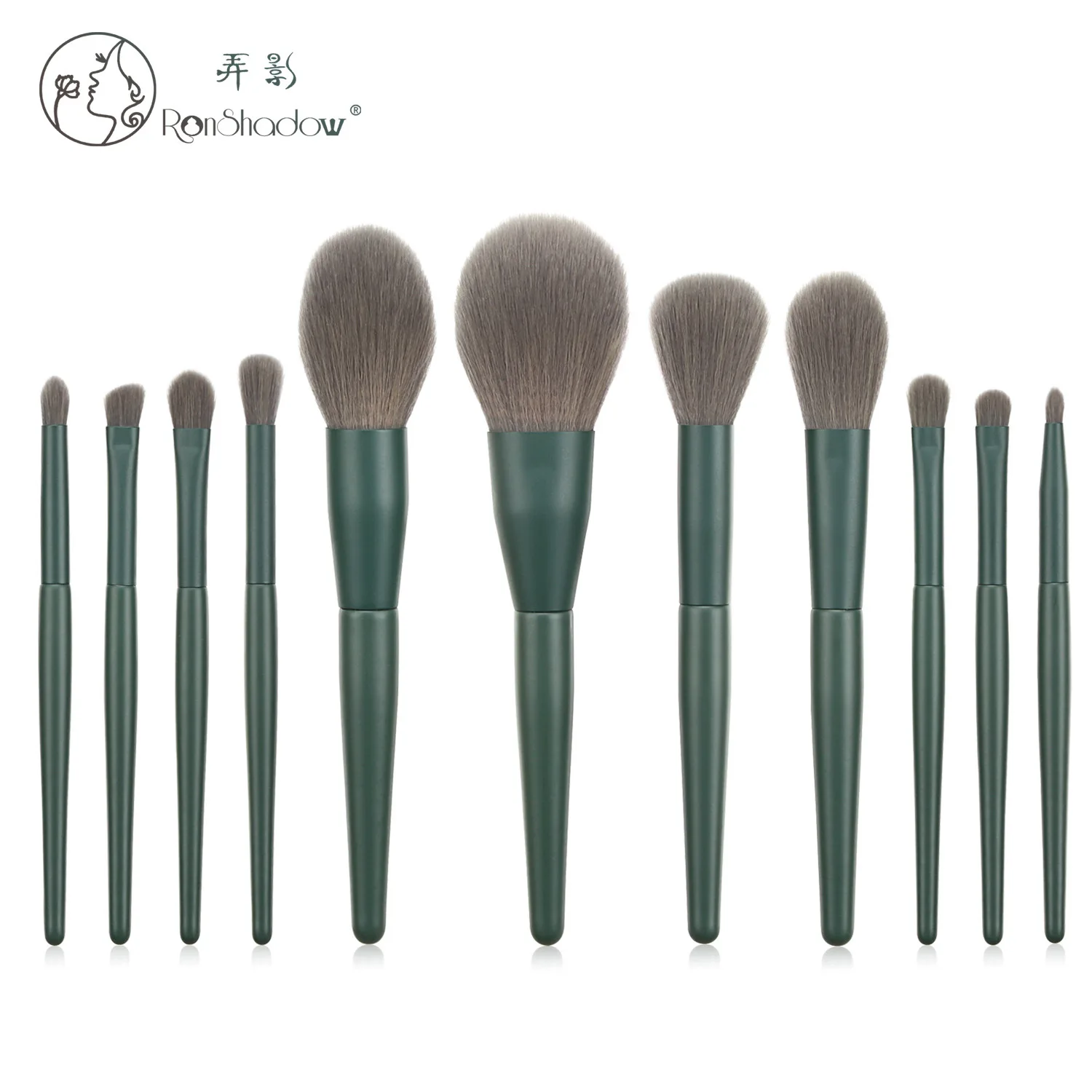 11 Косметика Щетки синий костюм косметические средства порошок высокого кисточка