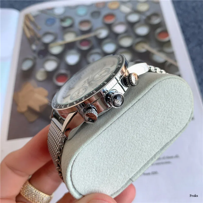 

luxury watch Top selling mens watches boss quartz movement watch all functional small dial work stopwatch lifestyle waterproof