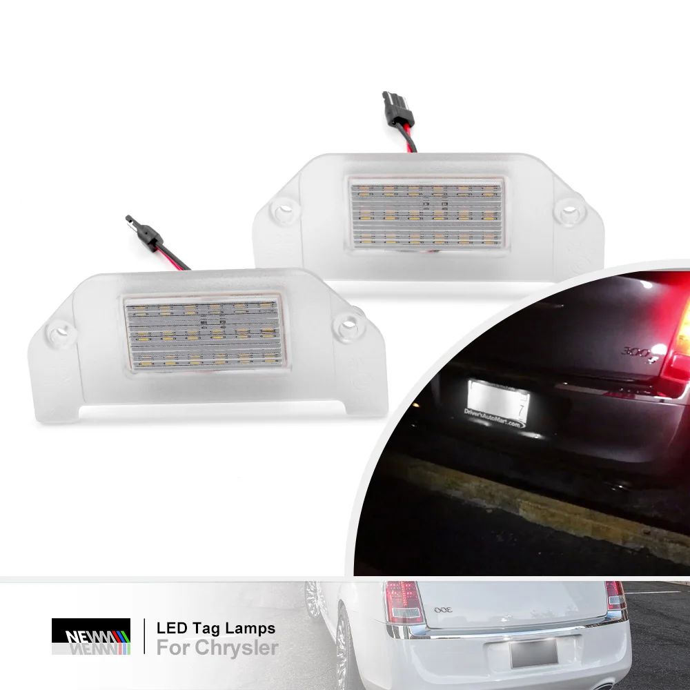 Для Chrysler 300 300C 2005-2014 Sebring 2007-2010 светодиодная подсветка для номерного знака Canbus