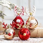 Украшения в виде рождественских шаров, элемент украшения в виде лося для дома и рождественской елки, Рождество 2021, Рождество, Рождество, Новый год 2022