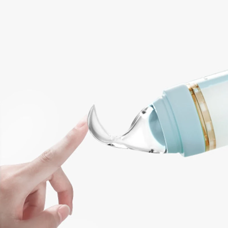 Силиконовая форма для рисовых бутылочка каши выжать ложка кормления ребенка