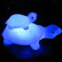 babies bedroom night lighting led child and mother tortoise turtle led color changing flash lamp night light
