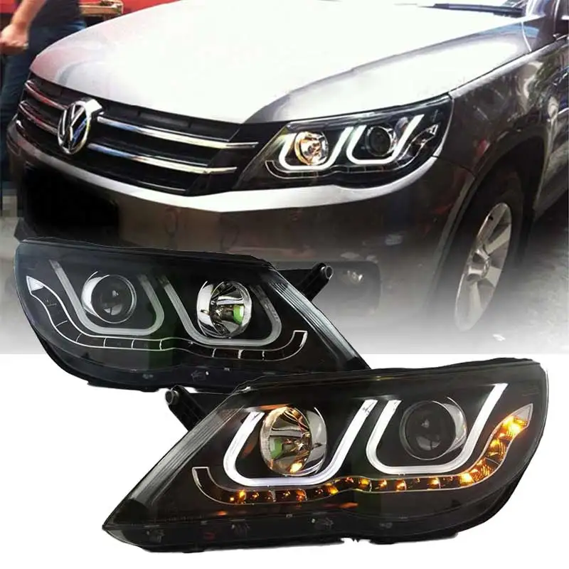 Светодиодный налобный светильник для Volkswagen Tiguan 2010-2012 года светодиодный фонарь