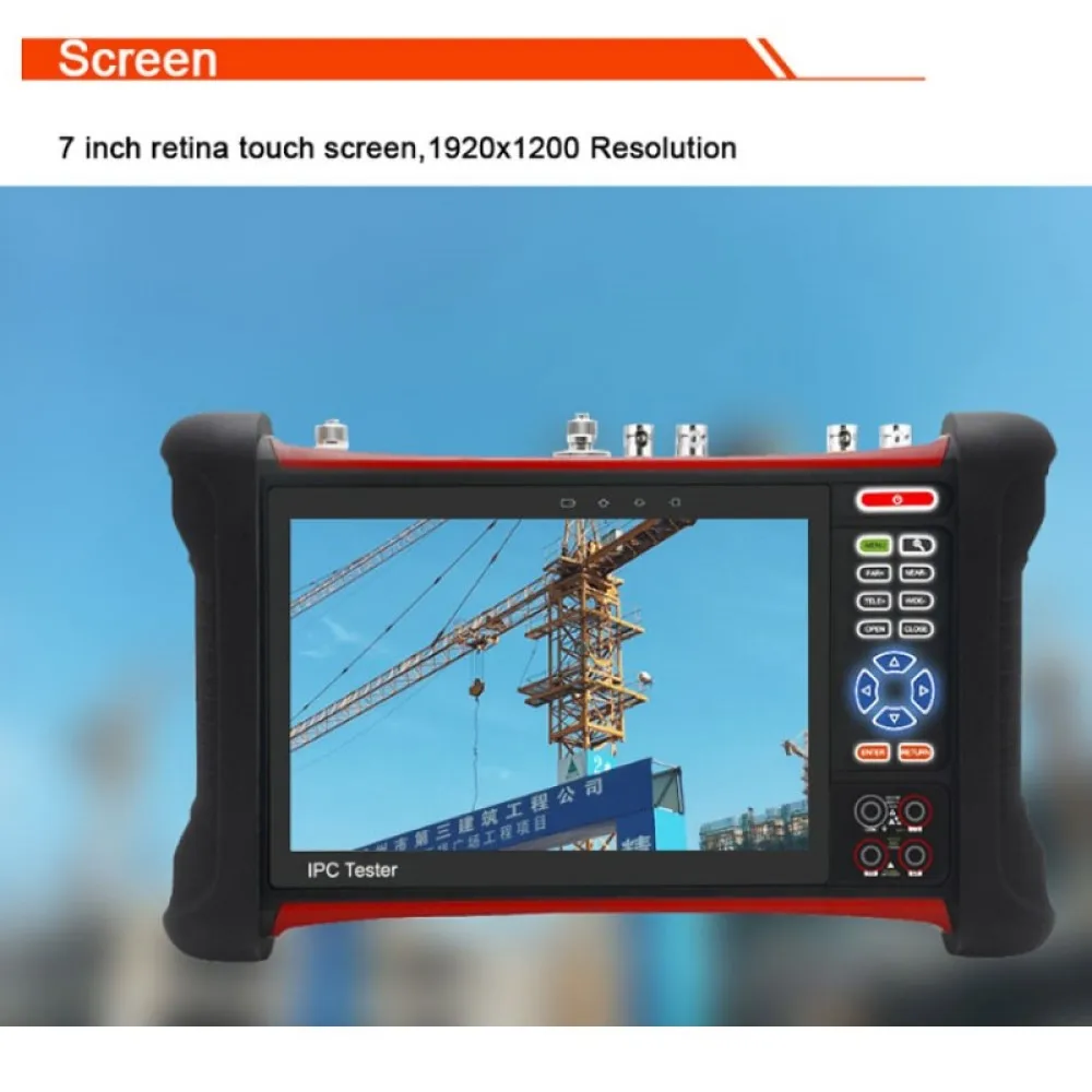 7 дюймовый монитор CCTV тестер 8MP TVI CAI 5MP ADH SDI IP Тестер HDMI ipc камера для cctv камеры