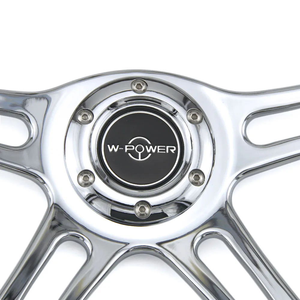 14 дюймов 350 мм гоночный автомобиль Руль персиковый деревянный стиль цельный