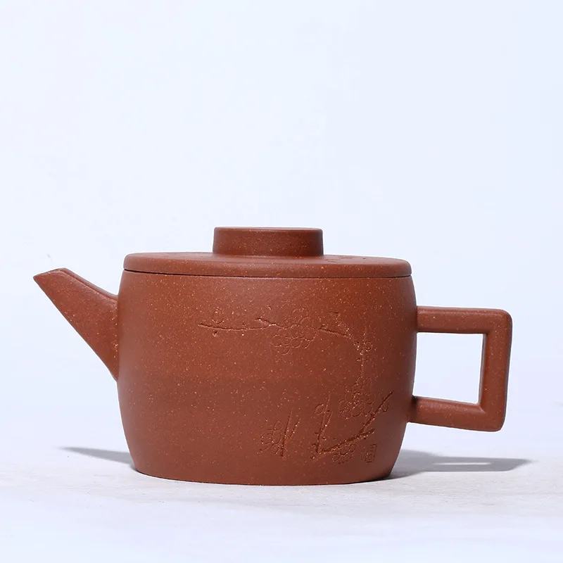 

Yixing purple clay teapot famous hand made plum blossom Hanwa teapot