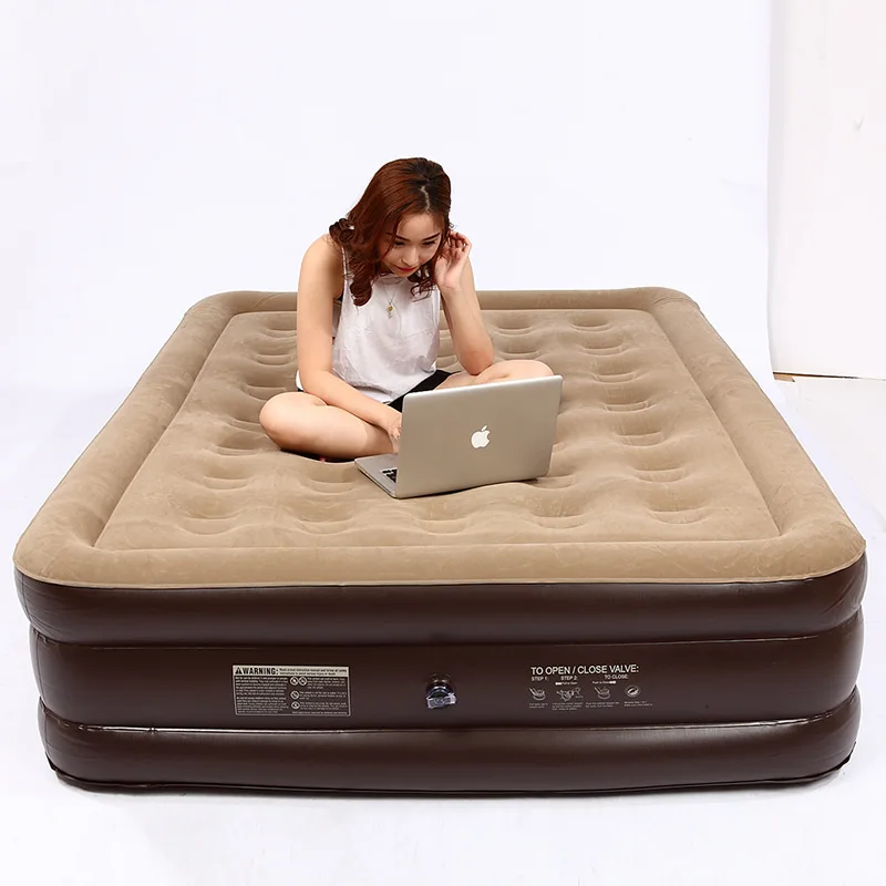 

New simple and comfortable household inflatable double mattress portable outdoor travel thickened inflatable mattress