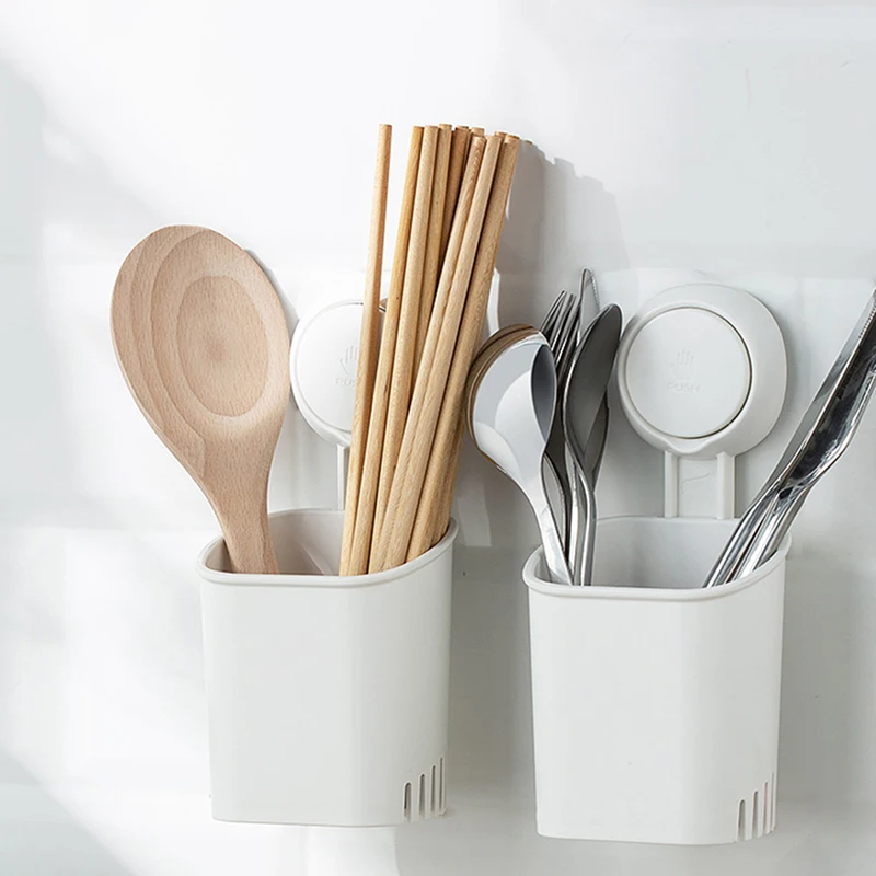 

Vacuum suction cup storage box Kitchen soap and toothbrush without perforation storage rack Cosmetic brush storage rack