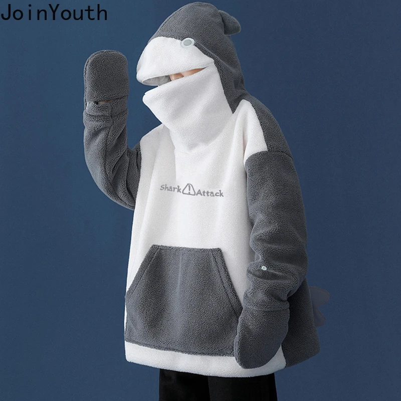 Толстовка Joinyouth женская повседневная с капюшоном худи BF в стиле ретро