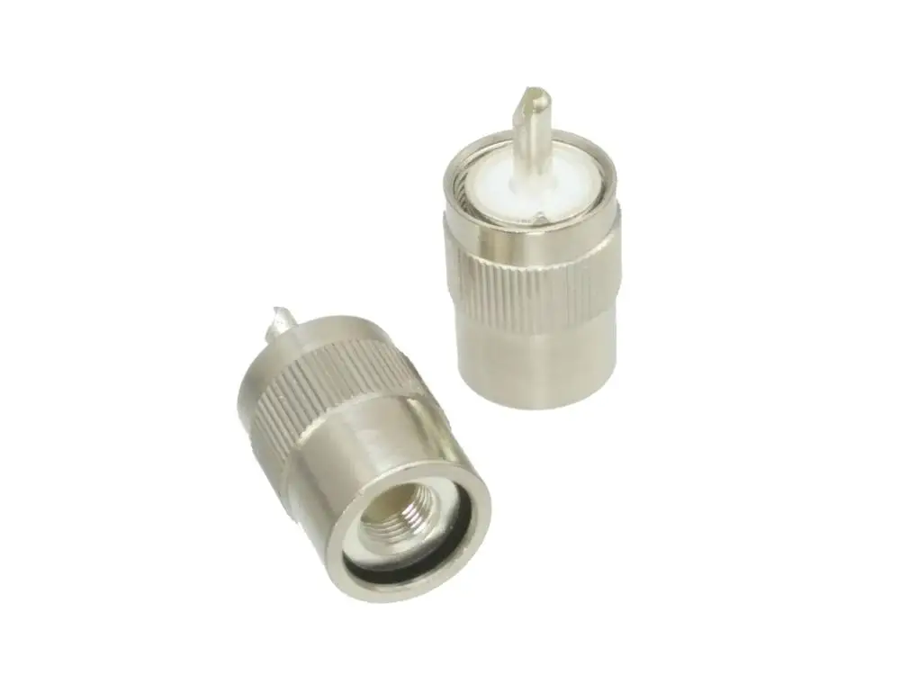 10 шт. разъем PL259 UHF штекер припоя для RG5 RG6 LMR300 RG304 коаксиальный