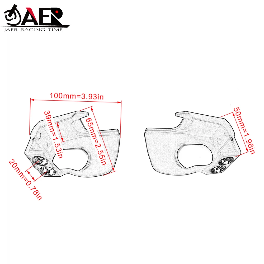 

Motorcycle Fork Bottom Shoe Guard Cover Protector for Suzuki RMZ250 RMZ450 2009-2019
