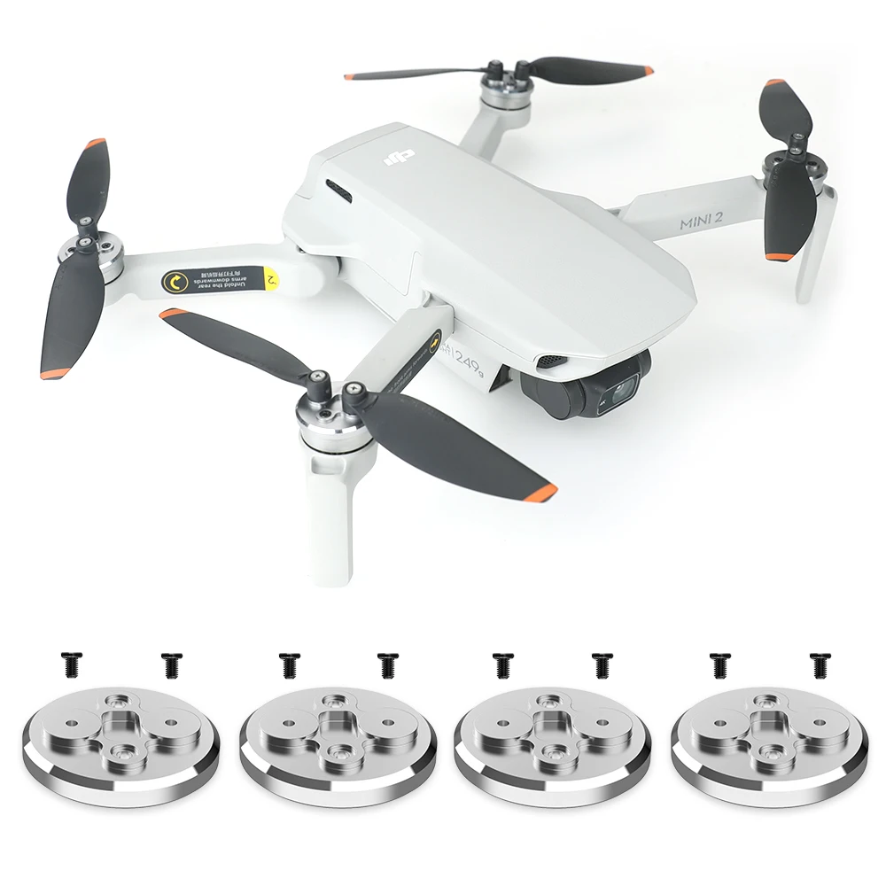 

RCSTQ Многофункциональный Алюминий сплав мотор Кепки защитная крышка металлическая Замена RC Запчасти для Mavic мини 2 Дрон Квадрокоптер игрушка