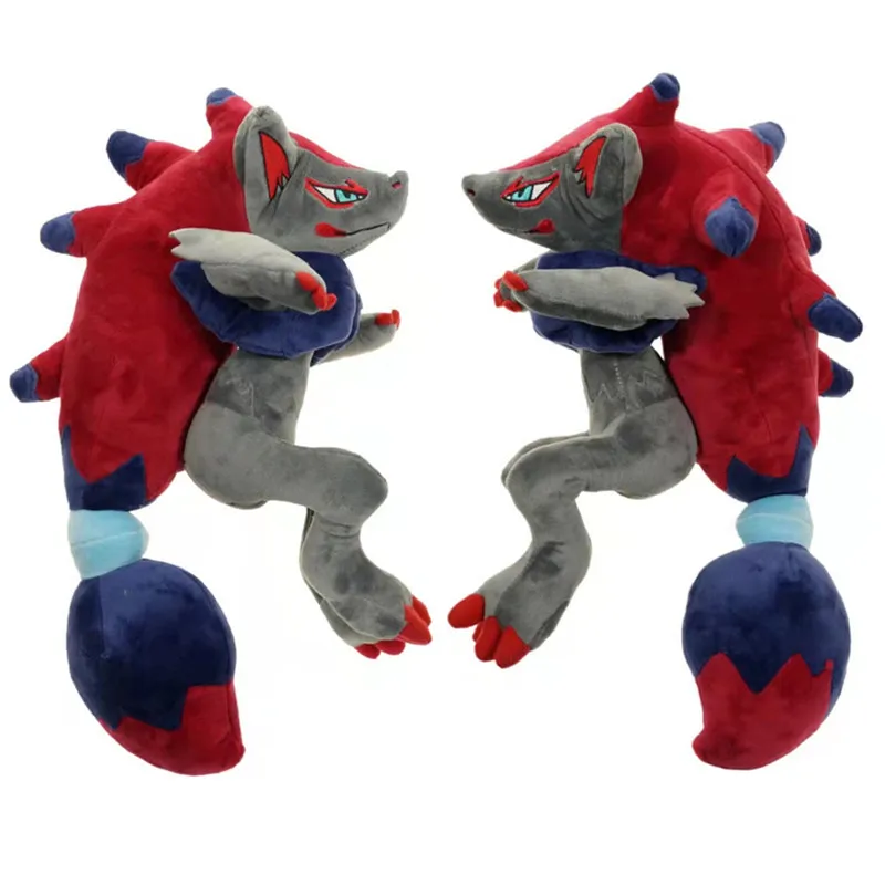 Figura de felpa de Pok&eacute;mon de 45 Cm, Serie de Zoroark Pikachu, modelo de Mascota de alta calidad, mu&ntilde;eca para ni&ntilde;os, los mejores regalos de cumplea&ntilde;os-0