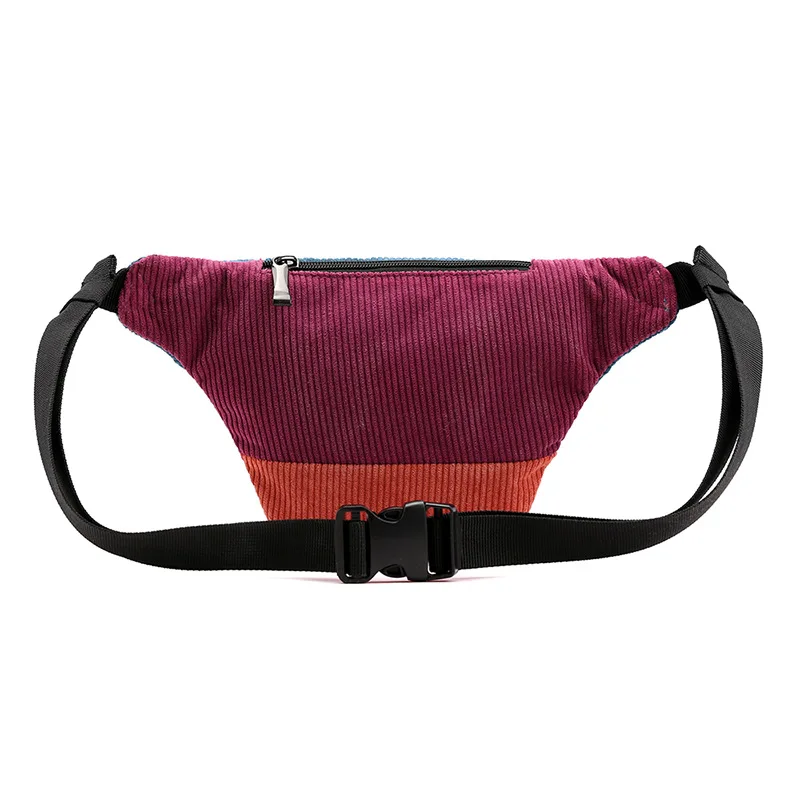 Сумка женская на пояс из вельвета с отделениями для ношения 2019 | Багаж и сумки