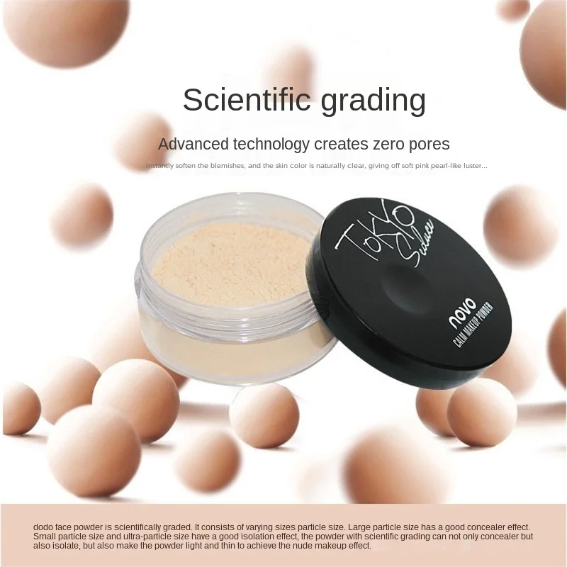 

4 Colors Loose Powder Face Whitening Skin Finish Transparent Mineral Makeup Cosmetic Foundation Setting Powder
