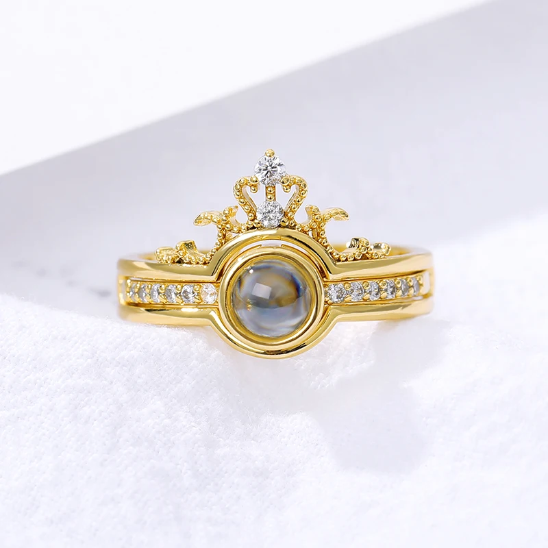 Женское кольцо с надписью Я люблю тебя на 100 языках | Украшения и аксессуары