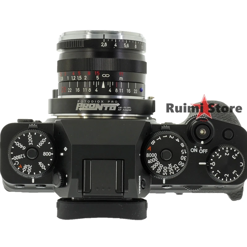 Fotodiox LM-FX металлическое Крепление кольца-адаптера для Leica M LM объектив Крепление объектива к Fuji X-T4 X-T3 X-T2 X-H1 Кольцо адаптер для беззеркальной камеры (art.: 3920b1c8ee68d) - 3920b1c8ee68d