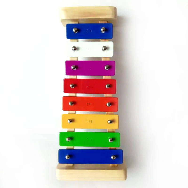 8 клавишных ксилофона Детские Музыкальные инструменты ноксы на пианино