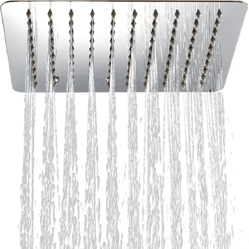 

Stainless Steel Large Shower Bathroom Shower Super Strong Pressurized Shower Head Rain Shower Head Shower Head Home Wy112708