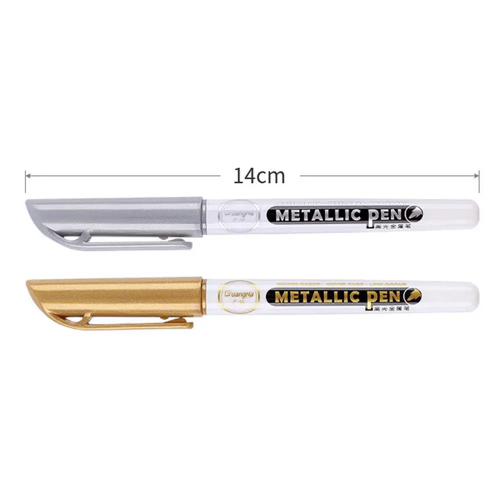 

Metallic Craft Pen Sign In Signature Pen DIY Album Marker Black Card Pen Epoxy Mould High Gloss Permanent Marker Pen