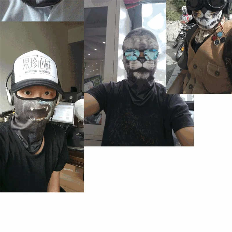 Мотоциклетная маска для лица Балаклава Мужская быстросохнущая летняя