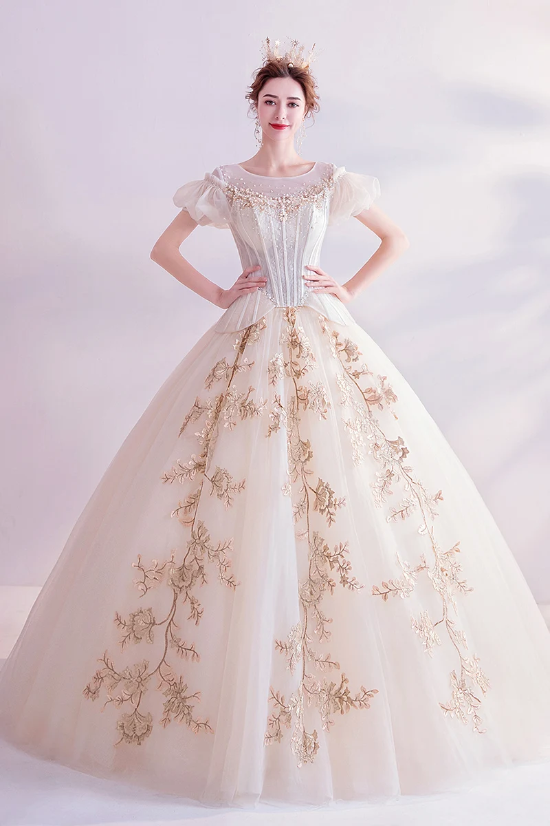 100% реальные светлые дневные танцевальные Бальные платья принцессы для косплея