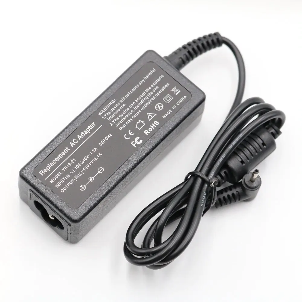 19V 2.1A 2.5*0.7мм зарядное устройство для ноутбуков ASUS Eee PC Seashell 1225B 1225C 1015PED T 1015B 1005HE