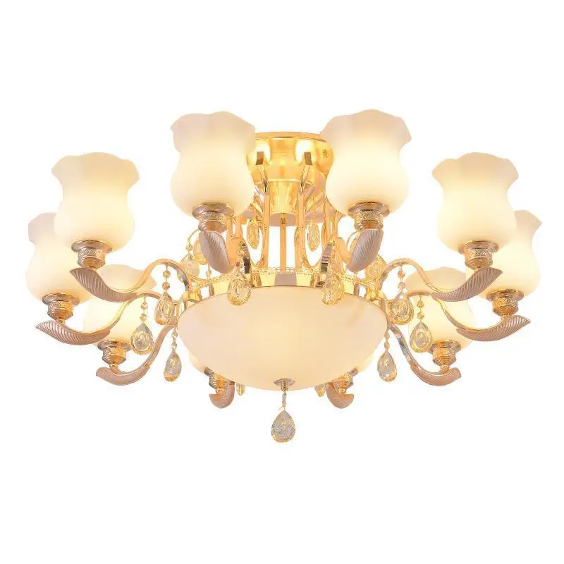 Скандинавский винтажный Европейский подвесной Хрустальный Светильник Lustre E Pendente