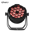 DJWORLD Новый Водонепроницаемый светодиодный 18X1818X1254X3 Par Светильник DMX512 диско ди-джей Свадебная вечеринка Бар Strobe затемнения эффект сценического оборудования
