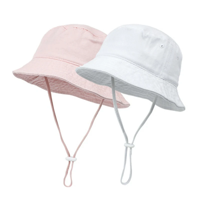 

Children's Summer Hat Girls Fisherman Hat Sun Cap Baby Wide Brim Beach Outdoor UV ProtectionHats For 3 Months To 5 Years Kids