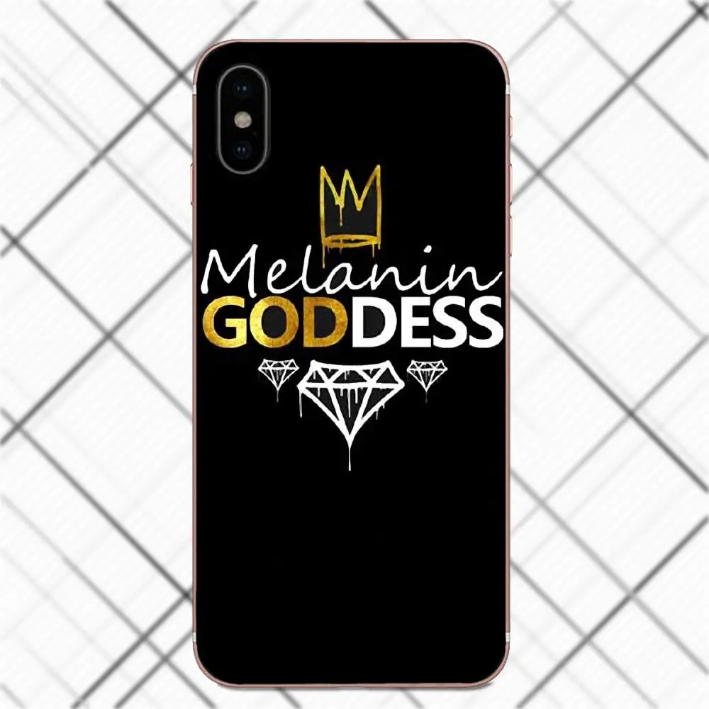 Чехол для мобильного телефона queen Melanin Poppin Golden Girl из ТПУ Xiao mi 6 A1 Max x 2 5X 6X Red Note 5 5A 4X 4A