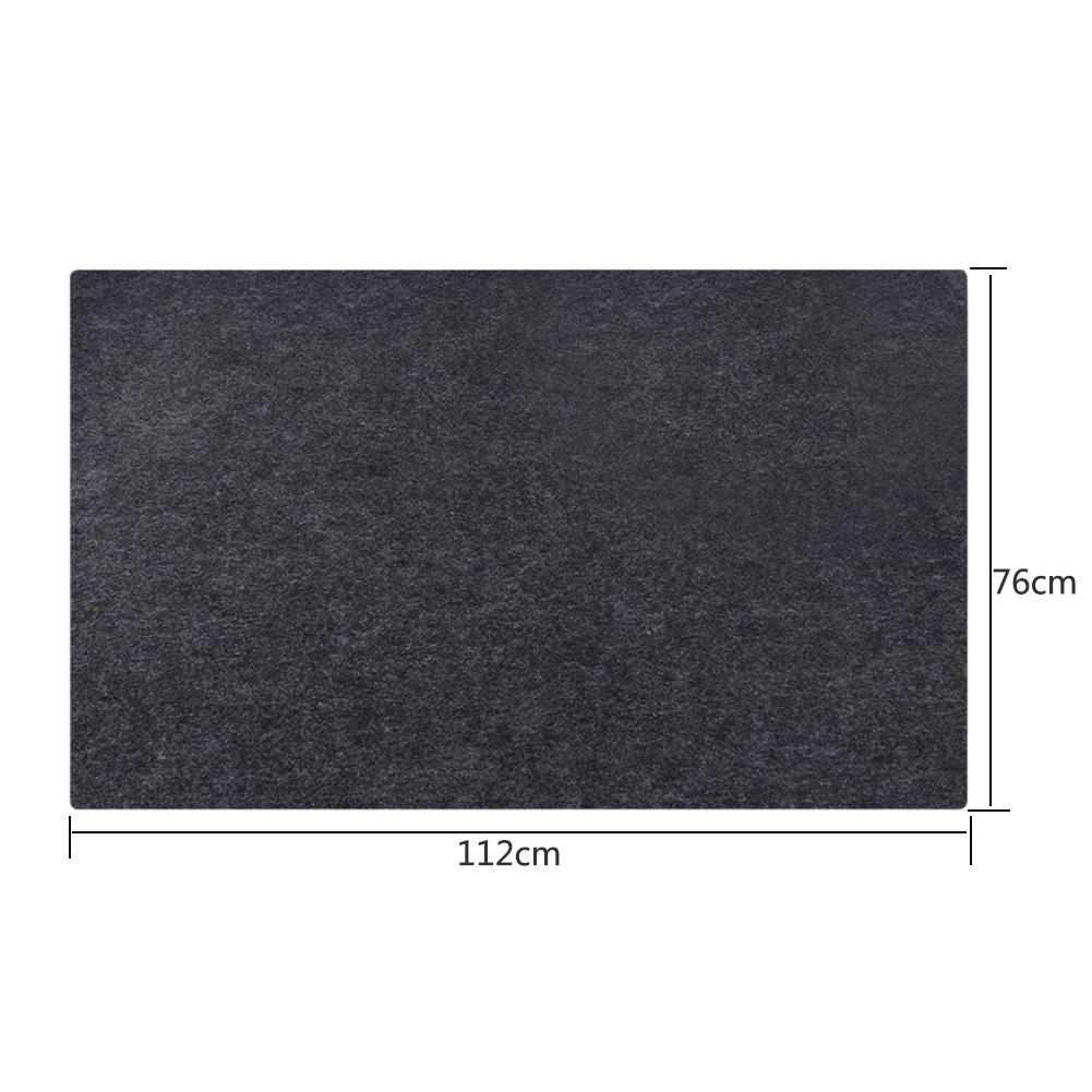 

Camping Flame Retardant BBQ Mat Non-slip Pad BBQ Fireproof Oil Repellent Outdoor Camping Stove Polyester Fiber Cushion