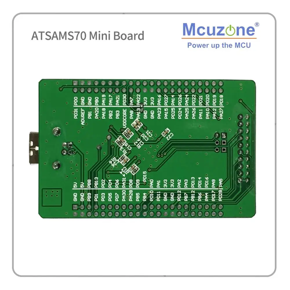 Sams70 ATSAMS70n19 мини плата 300 МГц Cortex M7 USB 2 0 высокоскоростное устройство 512KB flash 256KB