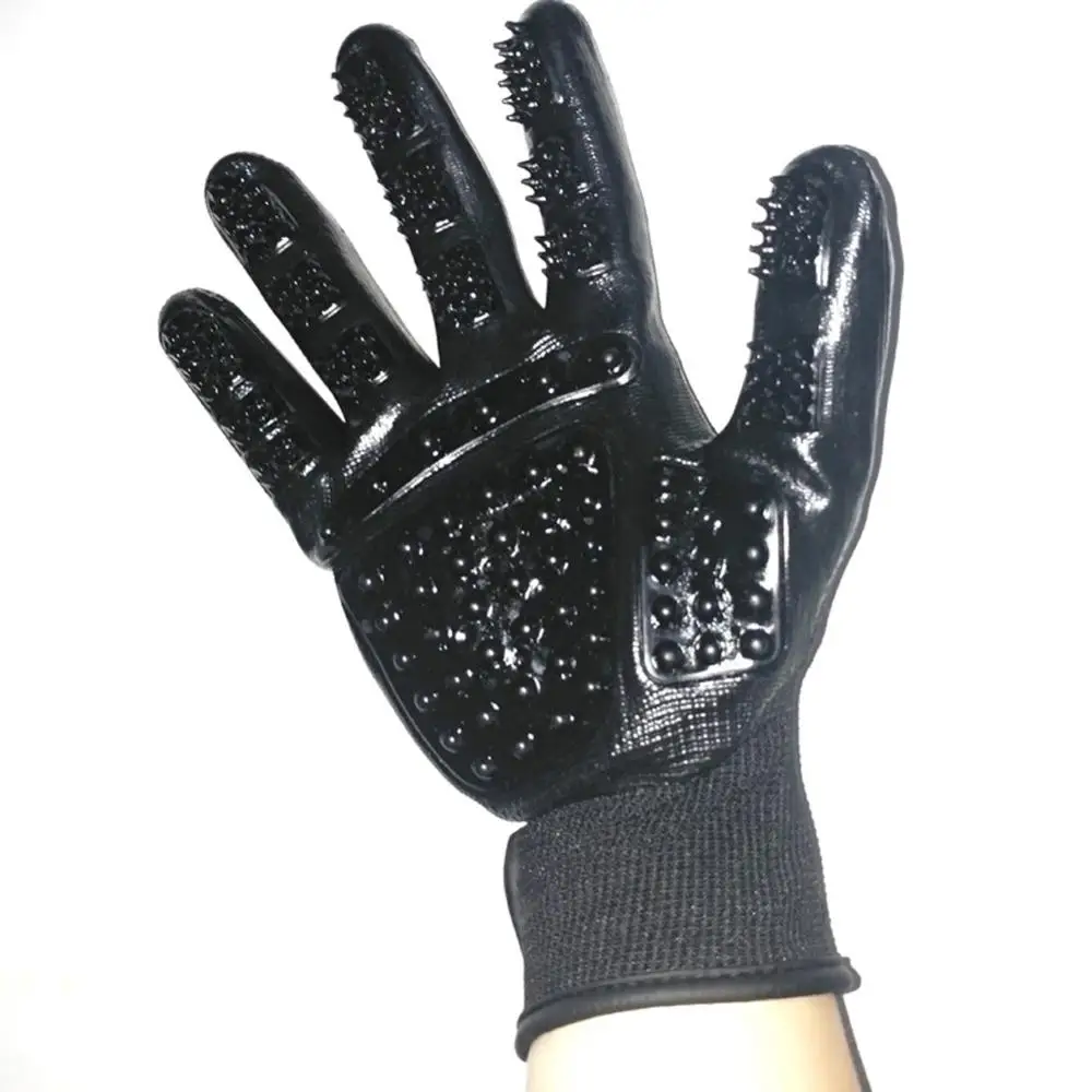 2 шт. перчатки для ухода за домашними животными силиконовый массажер домашних