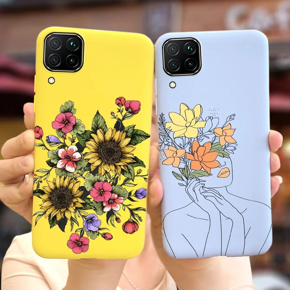 Чехол для Huawei P40 Lite E милый чехол с рисунком конфет мягкий силиконовый телефона из