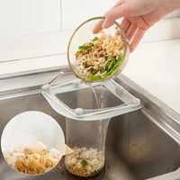 sink filter bag kitchen utensils triangle drain rack disposable soup separation filter mesh bag kitchen accessories