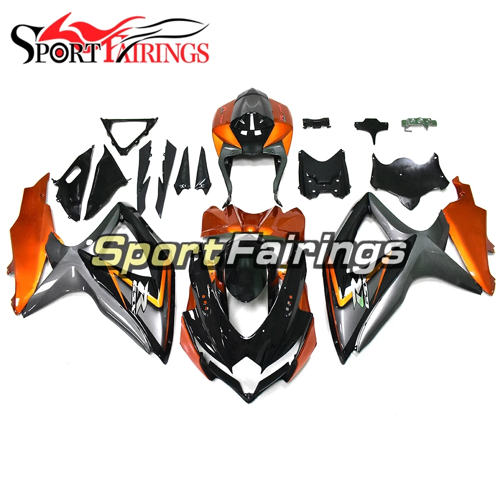 Детали корпуса для Suzuki GSXR600 2008 2009 2010 Cowlings ABS пластиковые панели Autocycle GSXR750 08 09 10