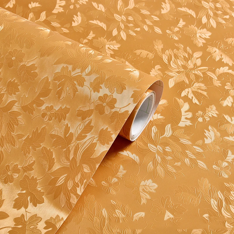 3 м новый золотой пион Дамаск тисненые обои рулон домашний Декор Гостиная спальня
