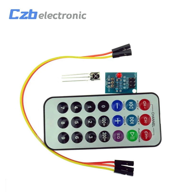 Комплект инфракрасного беспроводного модуля дистанционного управления HX1838 VS1838 |