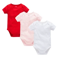 toddler baby girls clothes 3pcs romper newborn baby onesies 0 24m solid one pieces roupa bebe de 100 cotton sweatshirts jumper