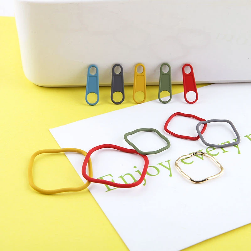 6 шт. новый дизайн матовые спрей нерегулярные полые молнии аксессуары