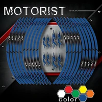 motorcycle stickers inner wheel reflective decoration rim stripes decals for yamaha fz fz a kit of 10 stripes sticker