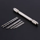 0,5-3,2 мм Мини ручная алюминиевая ручная дрель высокоскоростной стальной ручной сверлильный патрон Twsit микро сверло инструмент