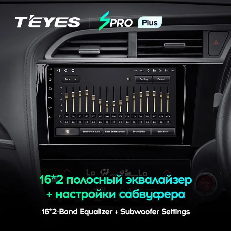 TEYES SPRO Plus Штатная магнитола For Хонда Шаттл 2 Honda Shuttle 2015 - 2020 Right hand driver до 8-ЯДЕР 6 + 128ГБ